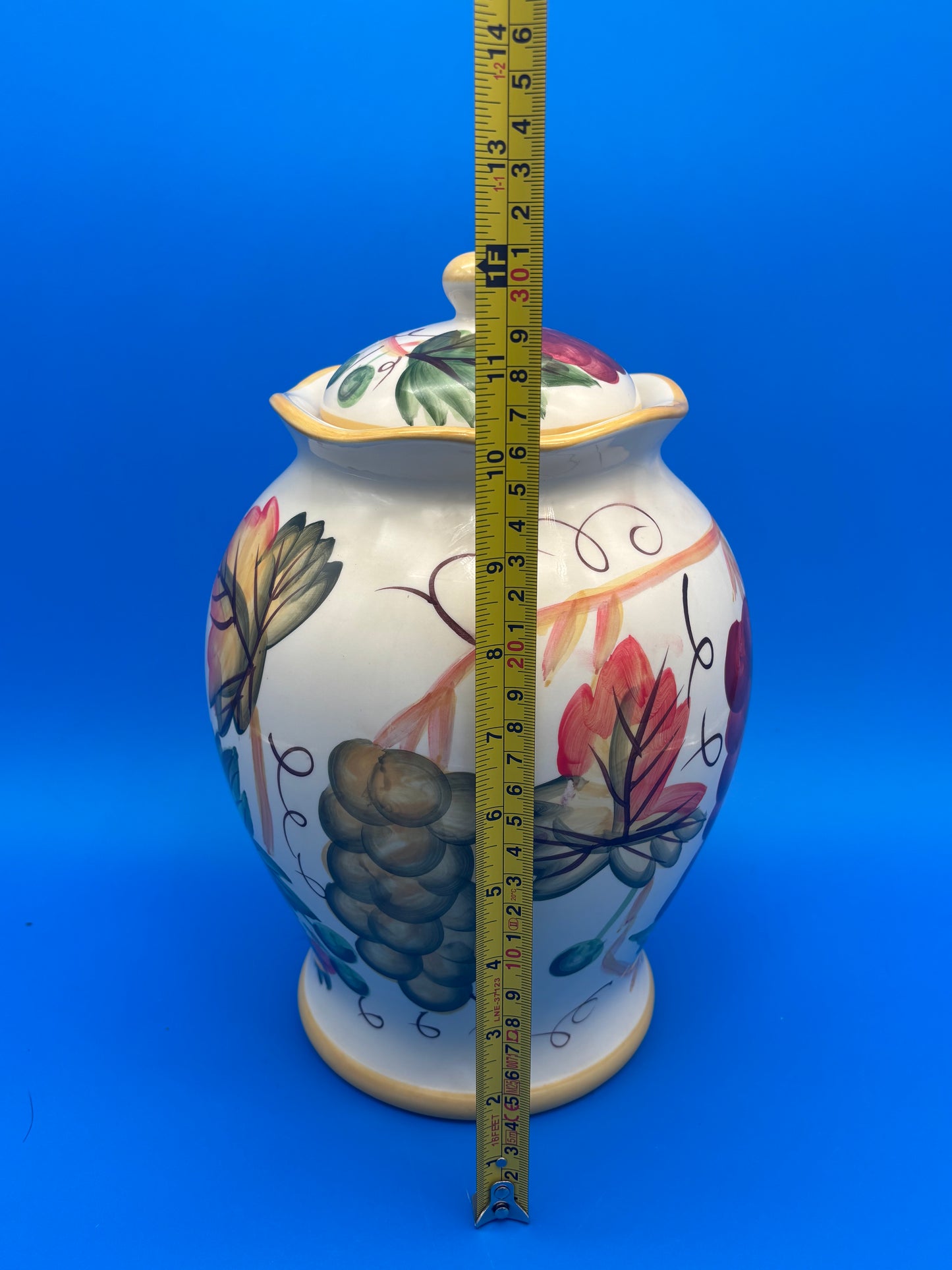 Beautiful Grape Theme Cookie Jar