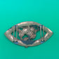 Antique Style Art Nouveau Brass Lady Profile Sash Belt Buckle Gibson Girl
