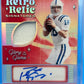 2025 Leaf Glory Of The Game Peyton Manning Retro 5/15 Auto Jersey Card Colts