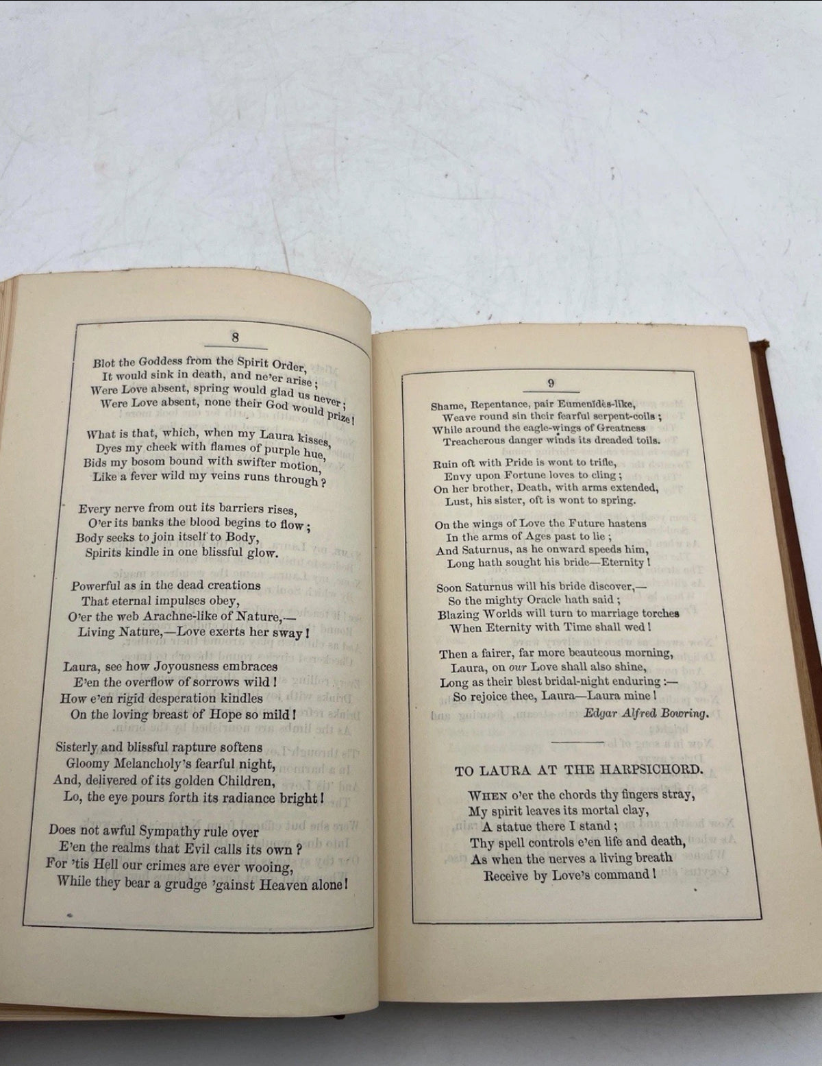 1879 Poems of Schiller Henry D Wireman Illustrated Antique Victorian Gilt Book