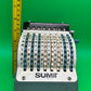Vintage SUMIT Manual Adding Machine Calculator w/ Original Box Directions Pearl NY