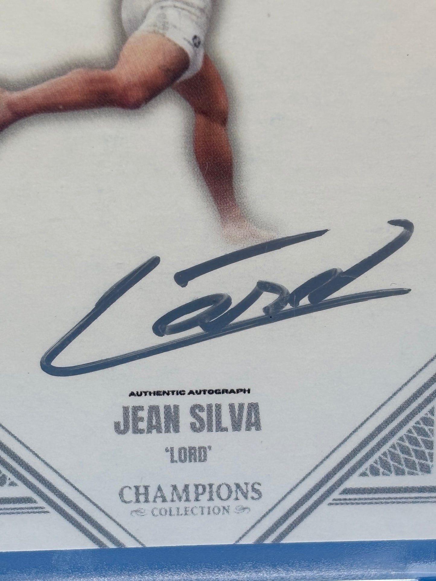 Jean Silva Lord Champions Collection Authentic Autograph Card JS-A UFC MMA Auto