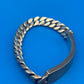 Heavy Vintage Mexico 925 Sterling Silver ID Bracelet Curb Link 65g Engraved BLANCA