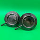 Antique Victorian Silverplate Figural Butterfly Napkin Rings Pair Art Nouveau