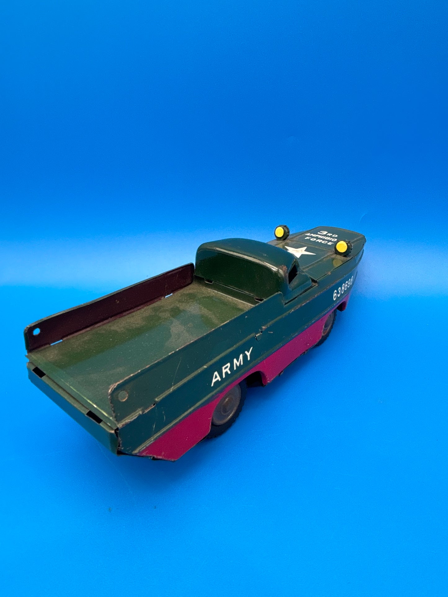 Vintage Line MAR Toys Japan Tin Army 3rd Amphibious Force Friction Toy 638698
