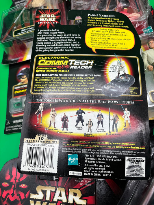 Lot of 21 Star Wars Episode 1 Figures Commtech NEW SEALED 24 items Total