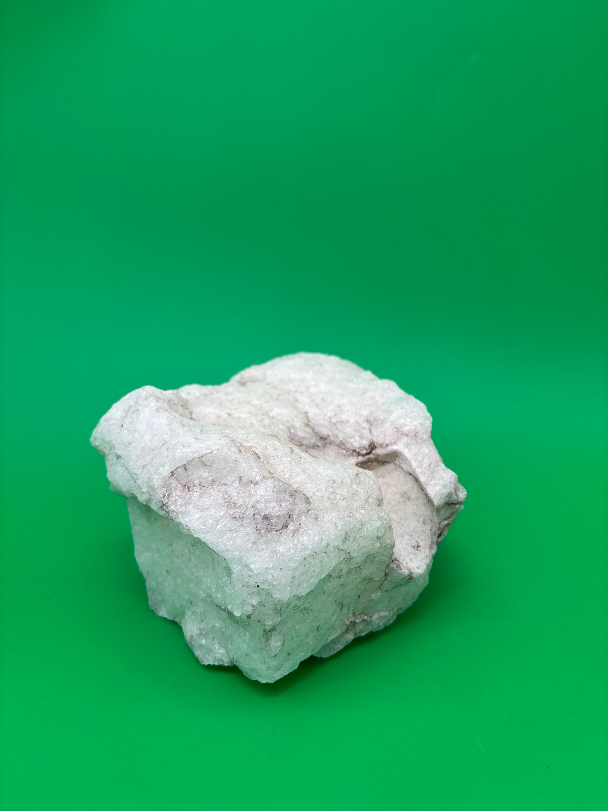 Large Natural White Druzy Quartz Crystal Cluster Mineral Specimen 5” Display Rock