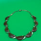 Vintage Estate Signed Lisner Brown Thermoset Gold Tone 16” Necklace G27587