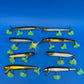 Lot of 8 Vintage Wooden Saltwater Fishing Lures Needlefish Poppers Swimmers Surf Plug Collection