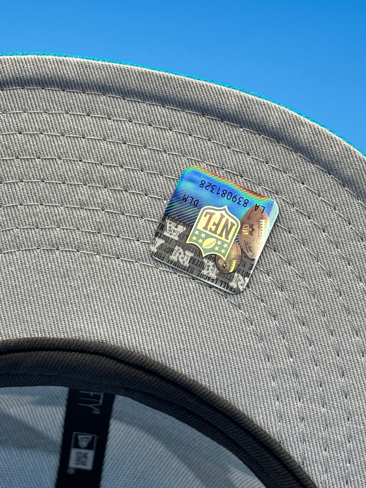 Vintage New Era 9Fifty NFL Carolina Panthers Shark Tooth Snapback Hat