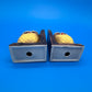 Vintage Owl Bookends Japan Tan and Brown 1970's