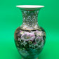 Vintage Noritake Hand Painted Japan 11” Floral Vase Pink Flowers Gold Gilt