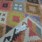 Turkish Oushak Rug, Flat Weave Oushak Rug, Handmade Bohemian Rug, 4x6