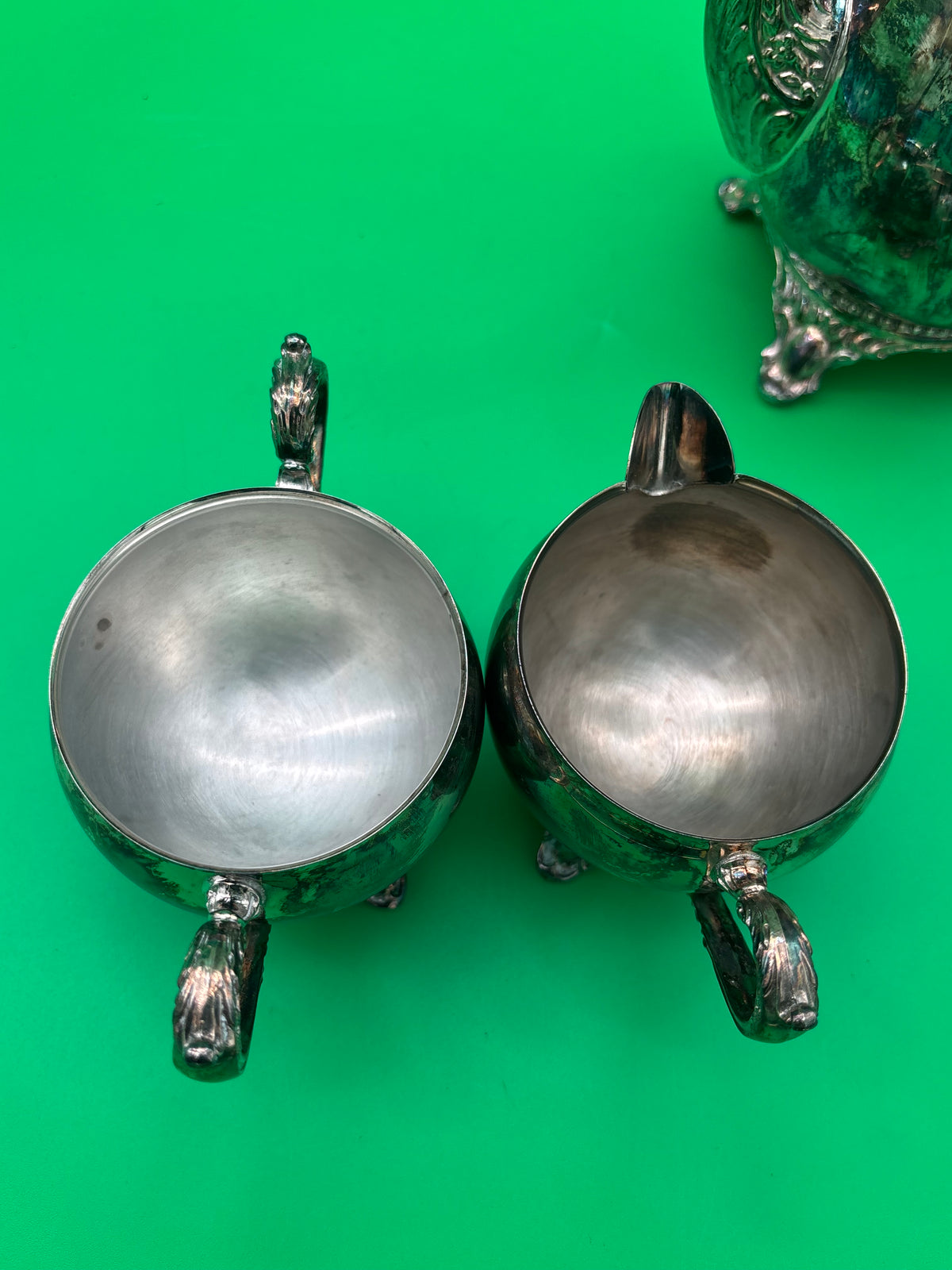 Vintage Barker Ellis England Silverplate 3-Piece Coffee / Tea Service
