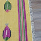 Handmade Turkish Kilim Rug 3x5 ft Bohemian Fish Design “Tree of Life” Flatweave