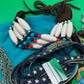 Large Boho Southwestern Jewelry Lot Turquoise Tribal Silver Tone Statement Necklaces Bracelets