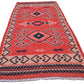 Amazing Hand Knotted Vintage Turkish Kilim Kilm Wool Area Rug 4.6 x 2.3 Ft