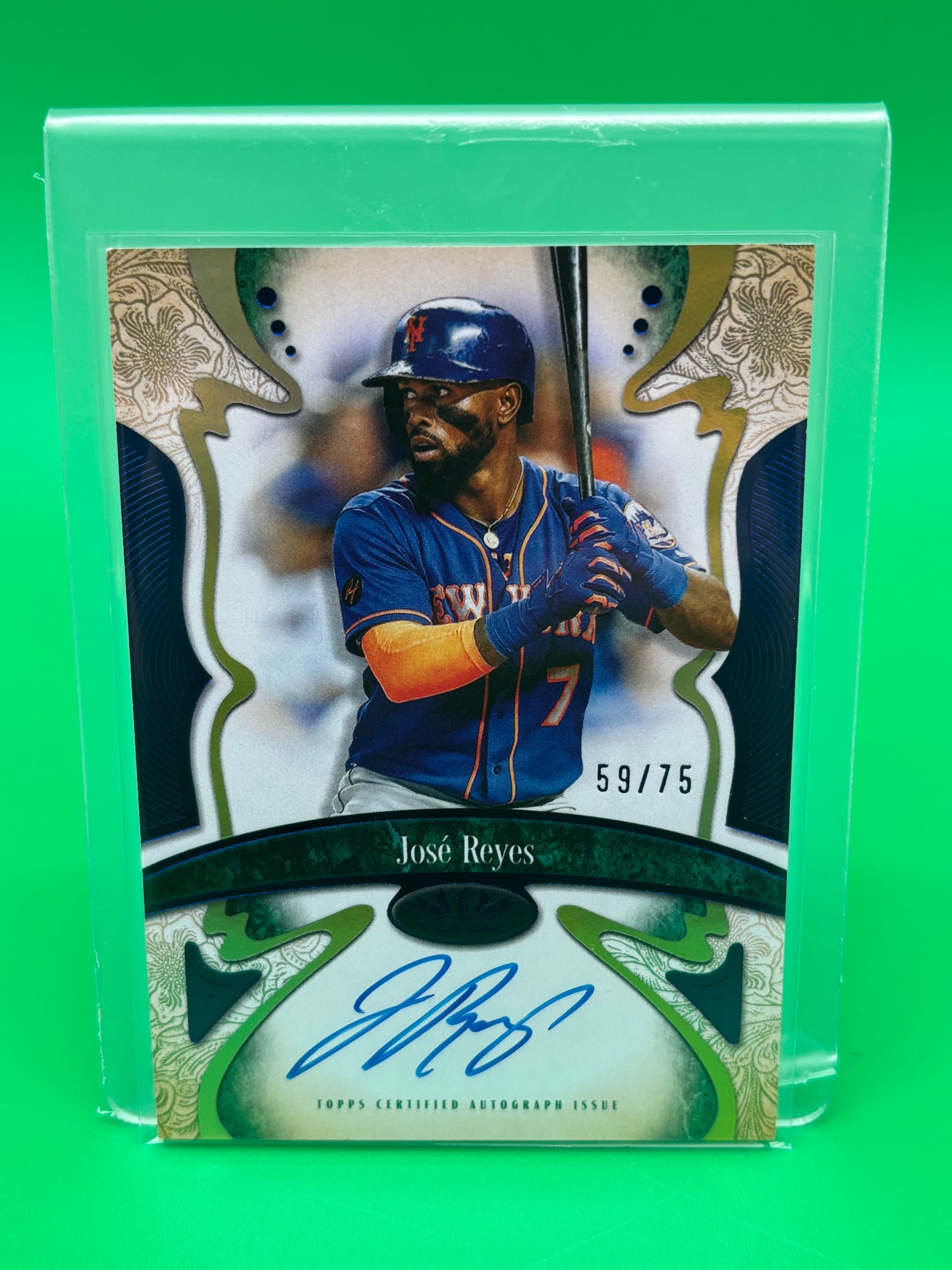 2026 Topps Tier One Connoisseurs Autograph José Reyes #59/75