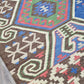 Turkish Bohemian Rug , Geometric Design Turkish Rug,Hand Made 4’x6’