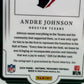 2025 National Treasures Andre Johnson Canton Calligraphy On Card Auto #63/99 SSP