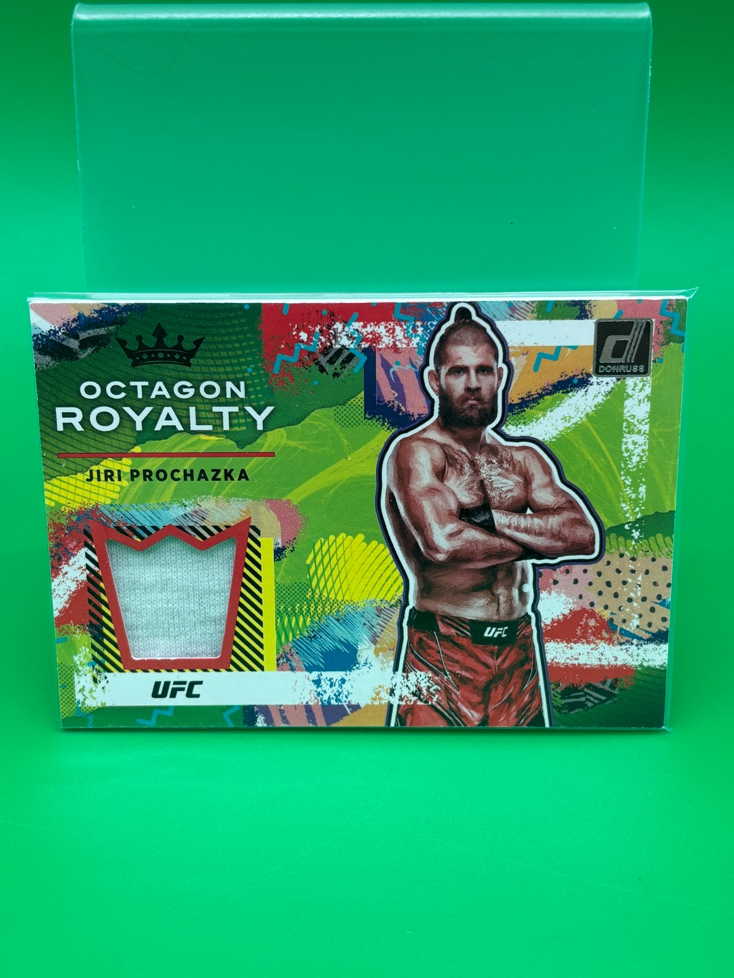 2022 Panini Donruss UFC Octagon Royalty Relic Jiri Prochazka #OR-JPZ Fighter Worn