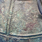 Chinese Archaistic Bronze Hu Vase Elephant Head Ring Handles Figural 11”
