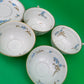 Antique Haviland Limoges France Tea Cup & Saucer Set – Blue Floral, Gold Trim (8-Piece Set)