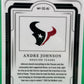 2025 National Treasures Andre Johnson Canton Calligraphy On Card Auto #63/99 SSP