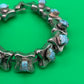 Vintage MCM High End Turquoise Tone 7" Bracelet