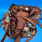 Southwest Aztec Print Weekender Duffel Bag Blue Multi Tribal Boho Oversized Tote