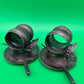 Antique Victorian Silverplate Figural Butterfly Napkin Rings Pair Art Nouveau