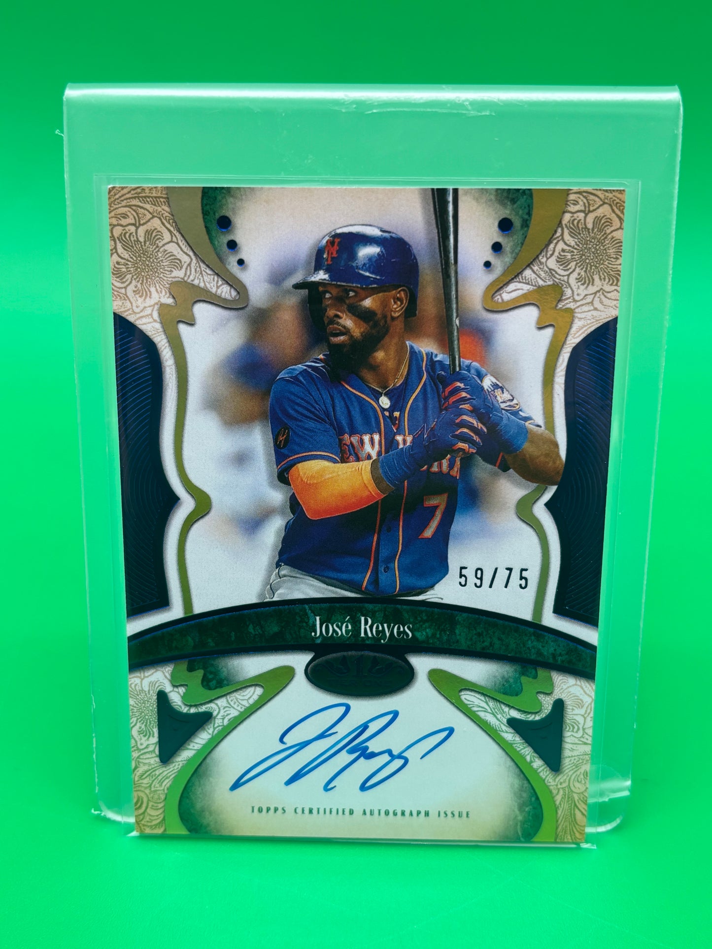 2026 Topps Tier One Connoisseurs Autograph José Reyes #59/75