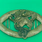 Antique Style Art Nouveau Brass Lady Profile Sash Belt Buckle Gibson Girl