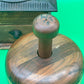 Antique Peugeot Freres Coffee Grinder & Vintage Turned Wood Lidded Container Lot