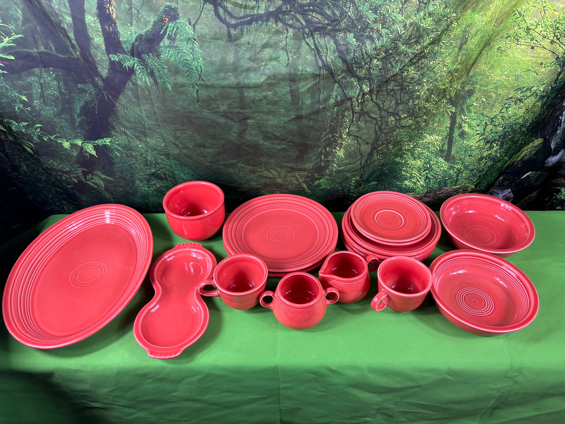 Set of 17 Fiesta Ware Orange Table Ware Dish Set – Global Galleries