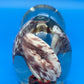Vintage Murano Glass Paperweights Lot of 2 Millefiori Mushroom Made in Italy