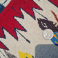 Vintage Hand Knotted Kilim Wool Area Rug Red Bird Tree Design Tribal Folk Art Rug 3.2’ x 1.1’