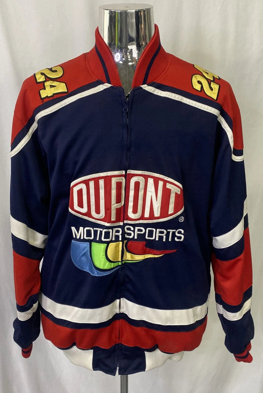 Vintage NASCAR Jeff Gordon Chase Authentics Reversible Bomber Jacket Size XL