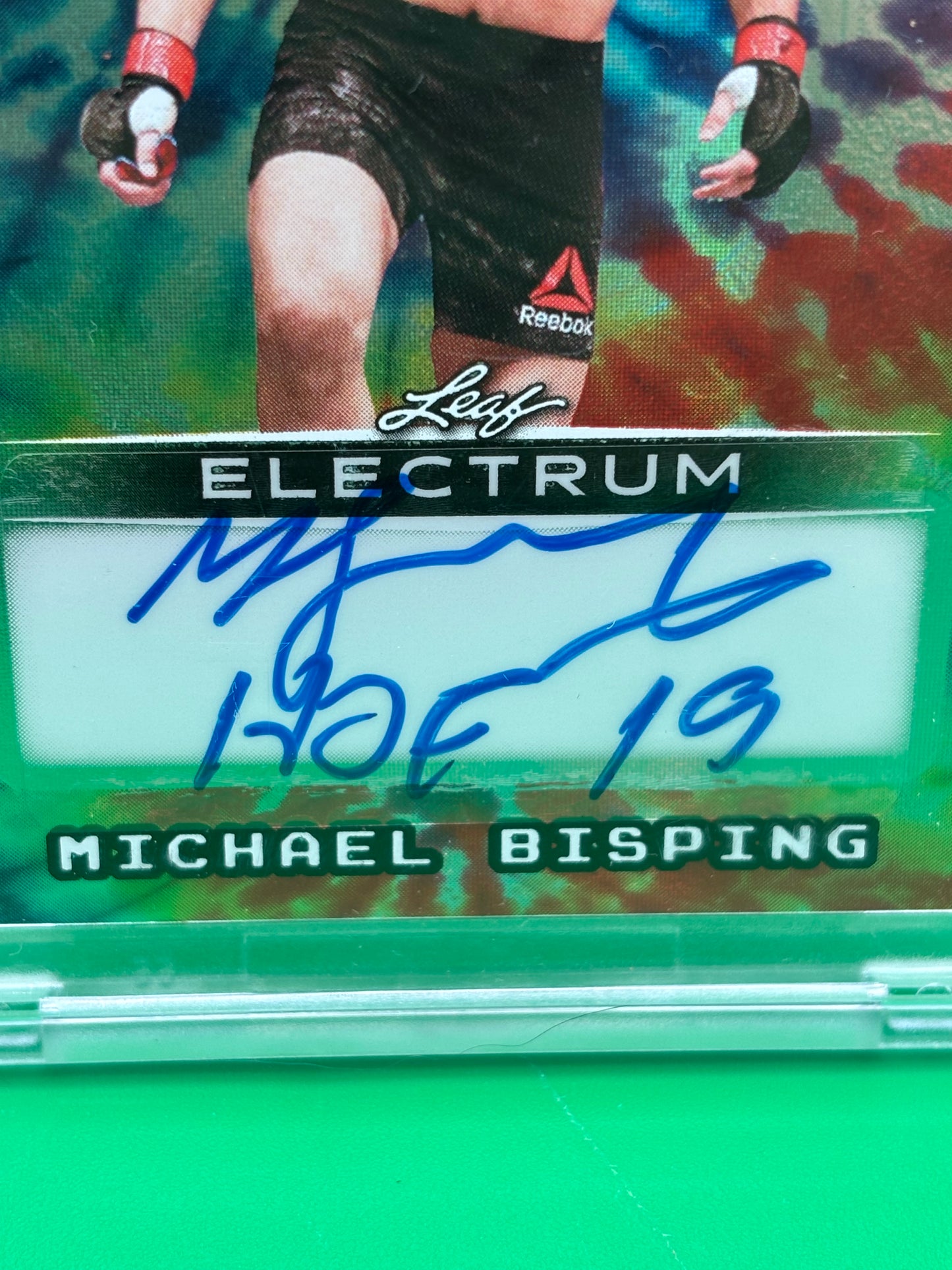 2025 Leaf Electrum Michael Bisping Auto /8 HOF 19 Inscription UFC BA-MB2 Tie Dye