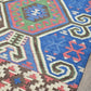 Turkish Bohemian Rug , Geometric Design Turkish Rug,Hand Made 4’x6’