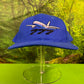 Vintage 90s Boeing 777 Embroidered Adjustable Blue Hat