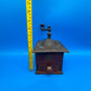 Antique K&M Kissing Möllmann German Coffee Grinder Mill Wood Hand Crank c1900