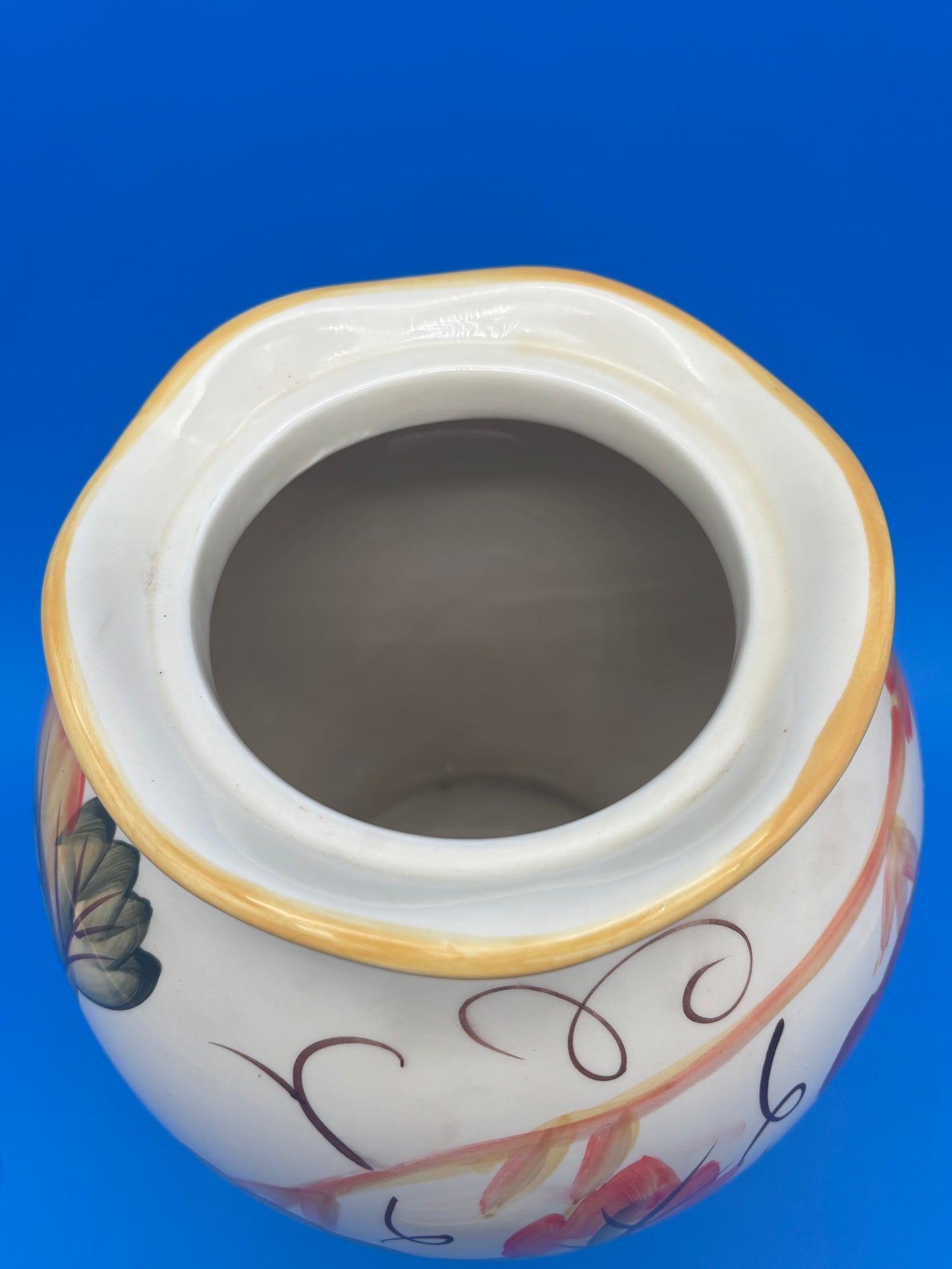 Beautiful Grape Theme Cookie Jar