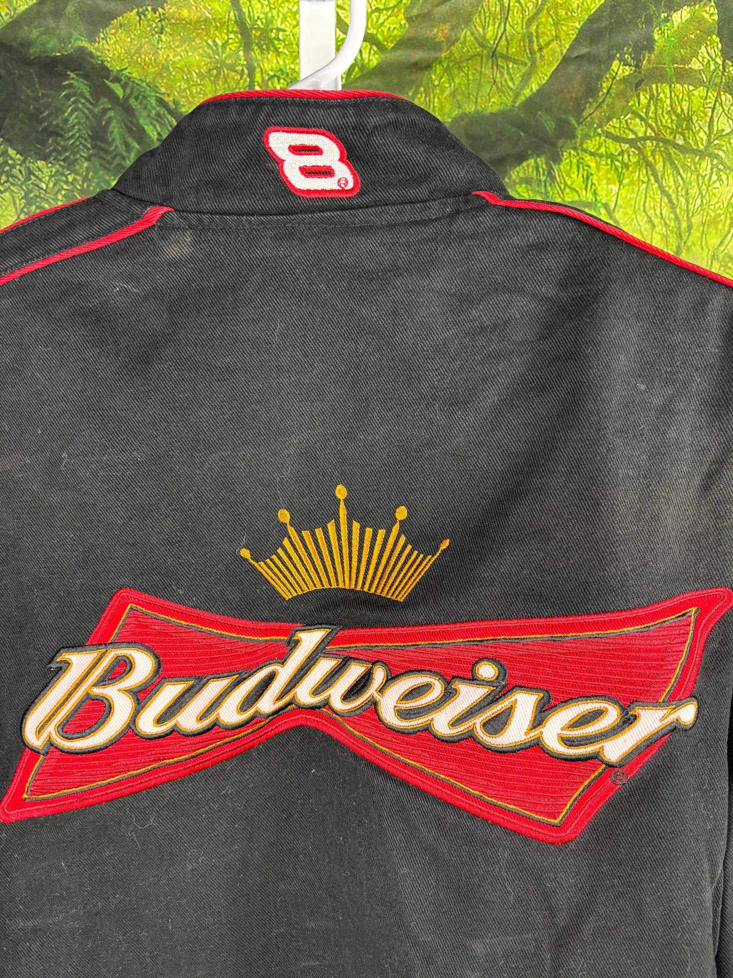 Vintage Dale Earnhardt NASCAR BudweiserJacket Mens 2XL Chase Authentics Racing