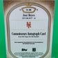 2026 Topps Tier One Connoisseurs Autograph José Reyes #59/75