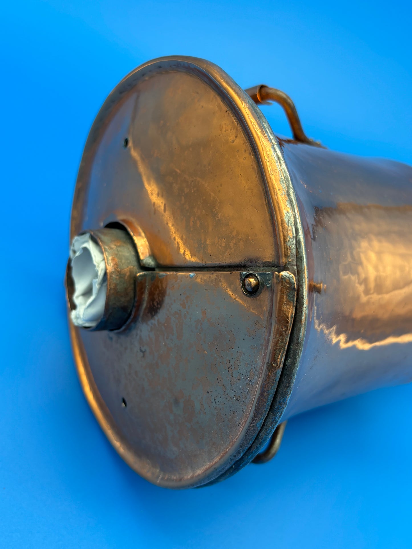 Rare Antique Heavy Solid Copper Tea Samovar - Turkish - Tea Boiler w/Chimney