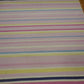 Vintage Handwoven Pastel Striped Flat Weave Rug Fringe Cottage Farmhouse Boho 6ft x 4ft