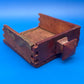 Antique K&M Kissing Möllmann German Coffee Grinder Mill Wood Hand Crank c1900