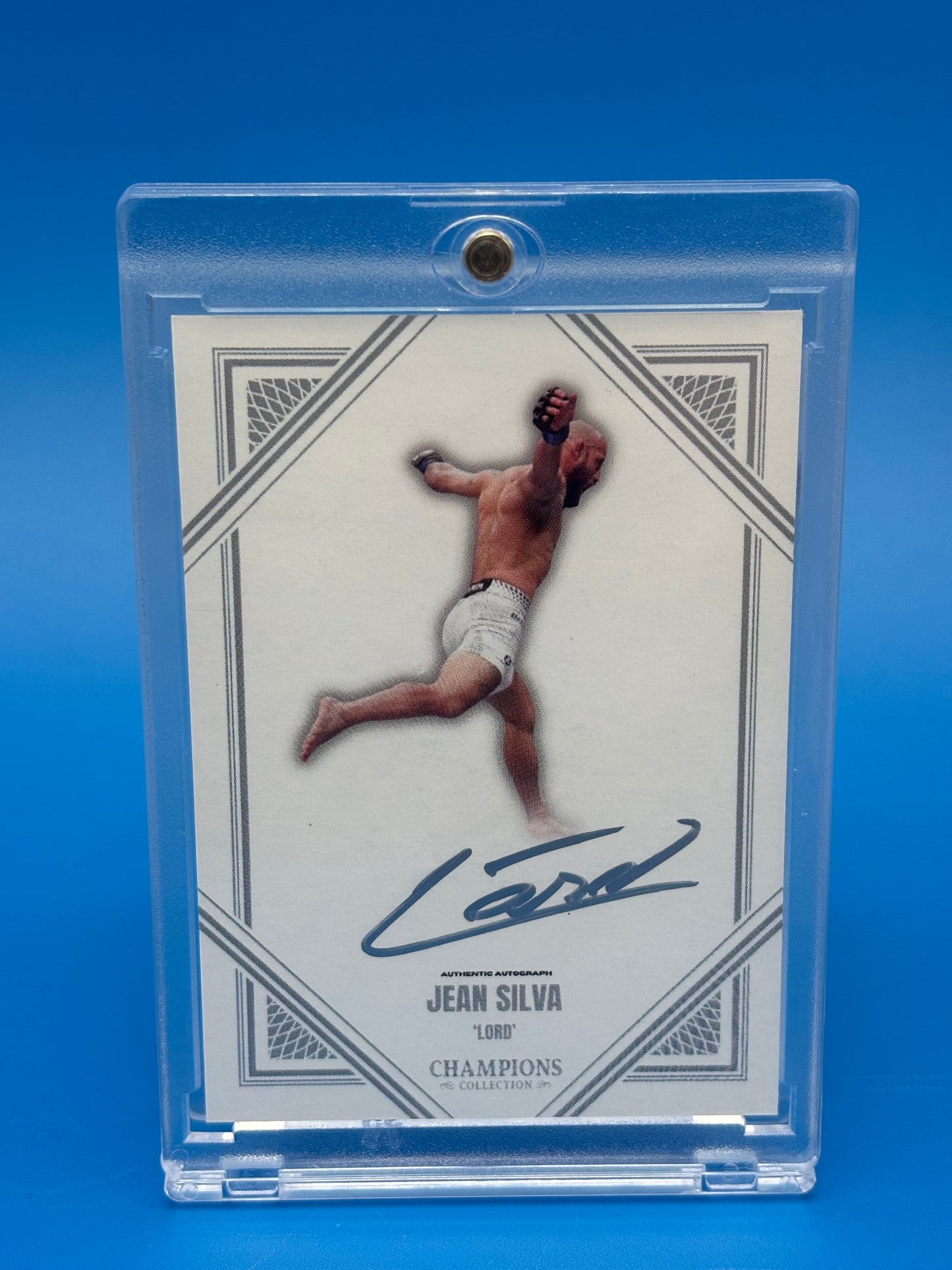 Jean Silva Lord Champions Collection Authentic Autograph Card JS-A UFC MMA Auto