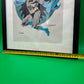 1990 Batman Pat Broderick Signed Numbered Lithograph 1786/5000 Framed DC Comics